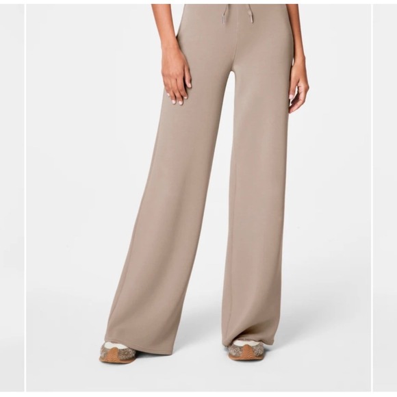 * JUST LOWERED PRICE - THIS IS FOR TOP AND BOTTOMS ! SPANX Tan Pantsuit - Picture 3 of 10